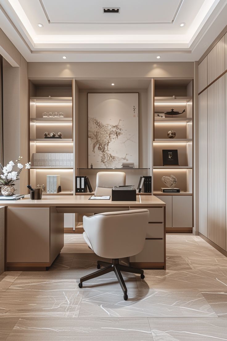 Eleganckie biuro w nowoczesnym stylu _ Elegant Office in a Modern Style